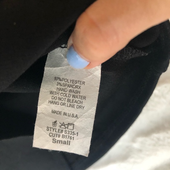 Black Envelope Skirt - Picture 3 of 3